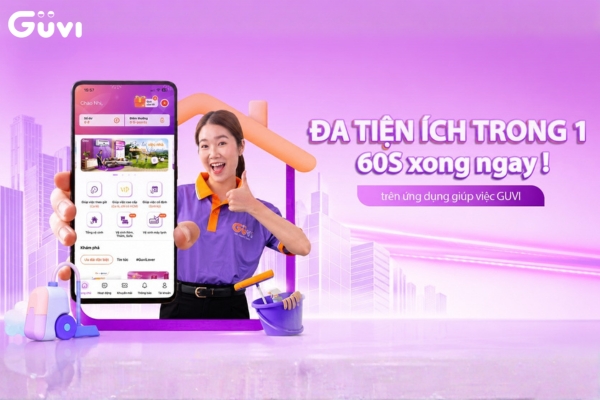 Ứng dụng giúp việc theo giờ Guvi