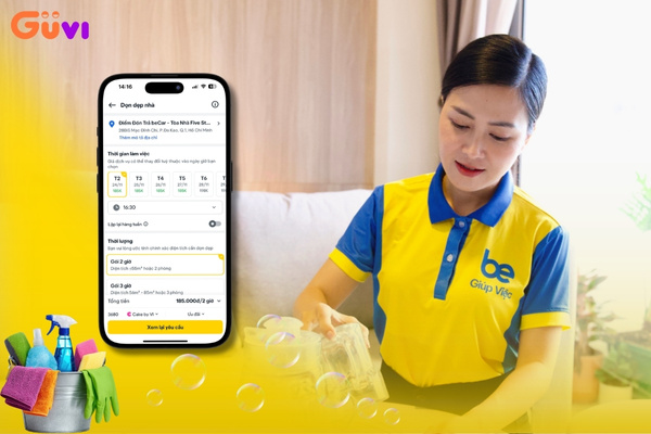 beGiúpviệc - Dọn nhà siêu sạch