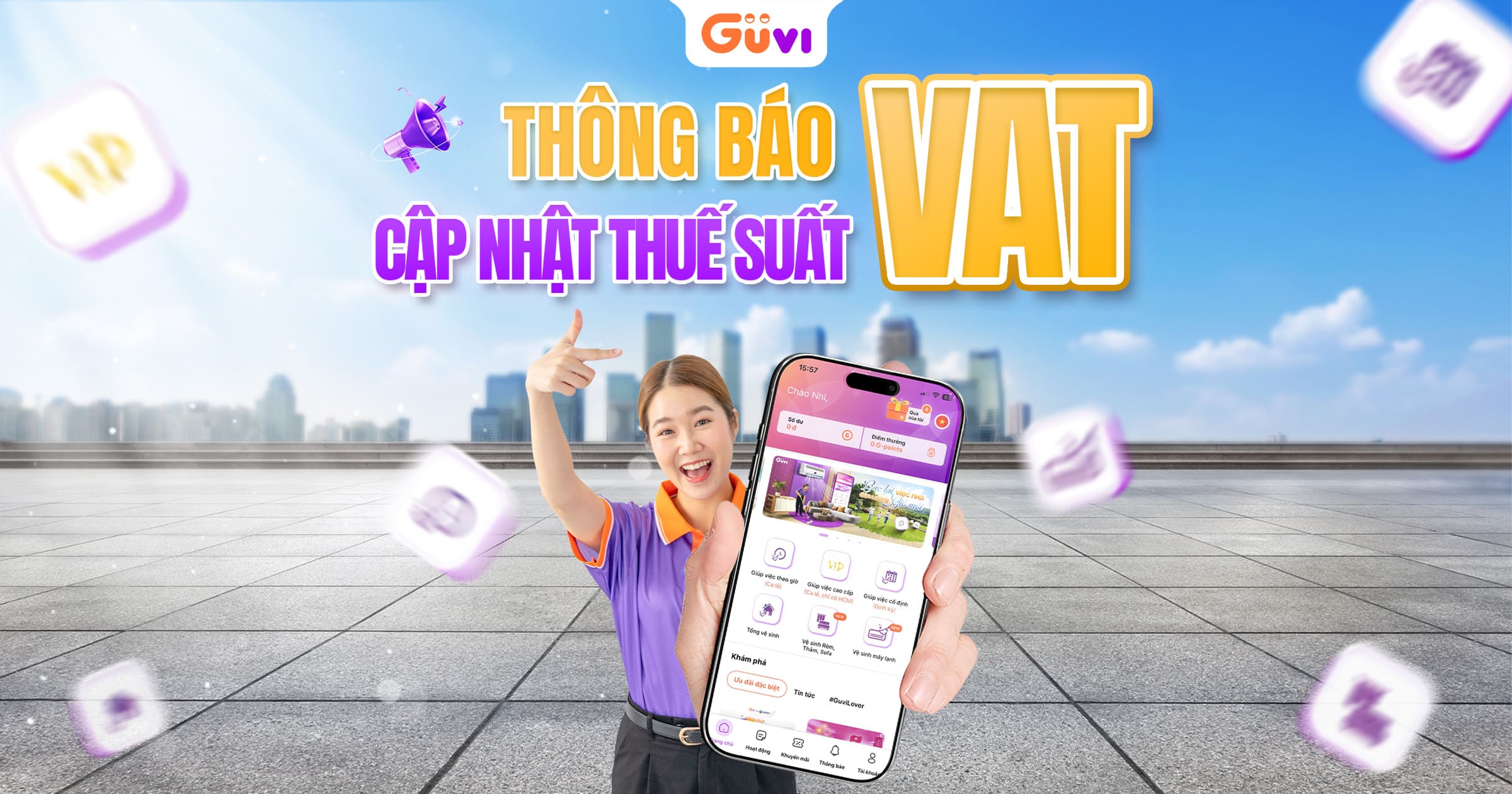 GUVI | Thông Báo Cập Nhật Thuế Suất VAT