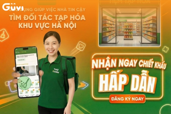 thợ xanh giúp việc